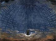 Karl friedrich schinkel, Stage set for Mozart's Magic Flute